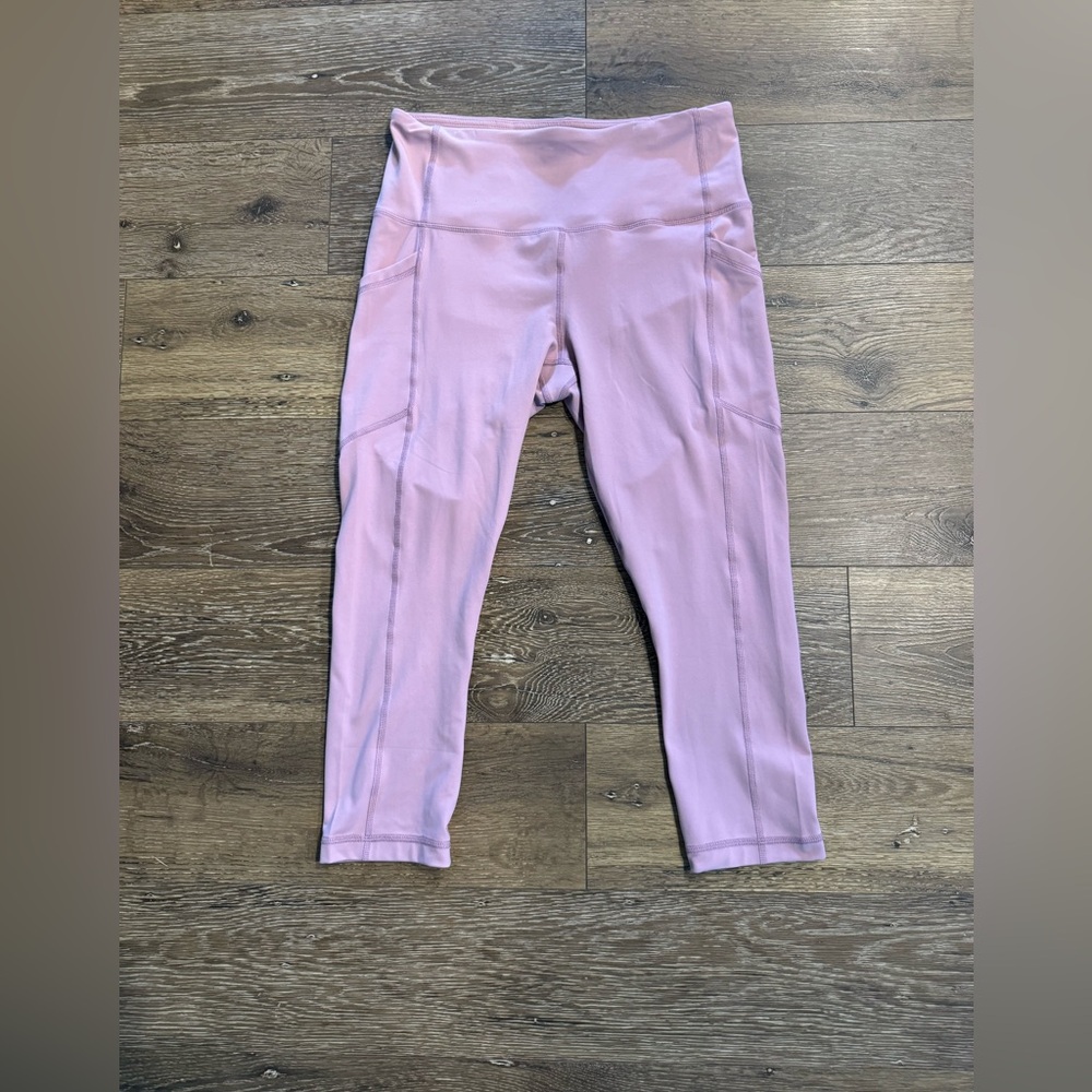 NWOT Yogalicious Women’s Leggings Pink/Lavender Large L Workout
